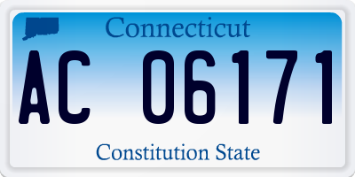 CT license plate AC06171