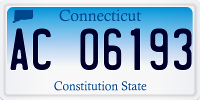 CT license plate AC06193