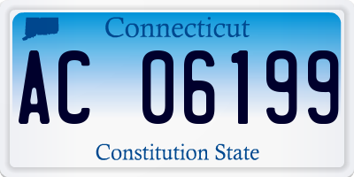 CT license plate AC06199