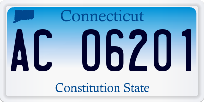 CT license plate AC06201