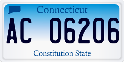 CT license plate AC06206