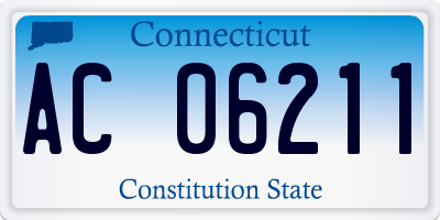 CT license plate AC06211