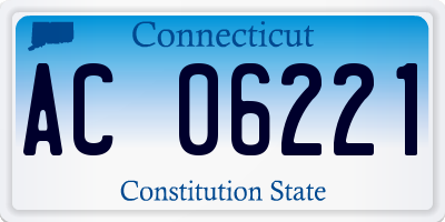 CT license plate AC06221