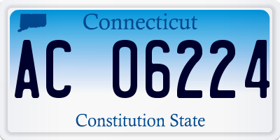 CT license plate AC06224