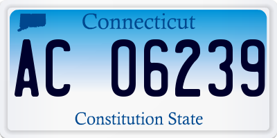 CT license plate AC06239