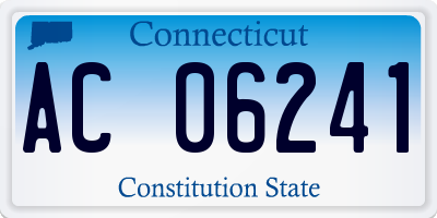 CT license plate AC06241