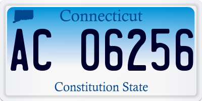 CT license plate AC06256