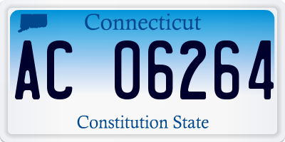 CT license plate AC06264