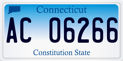 CT license plate AC06266