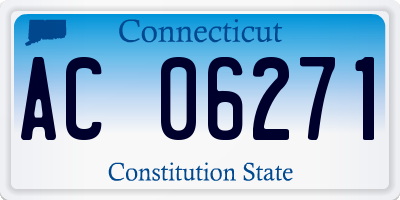 CT license plate AC06271