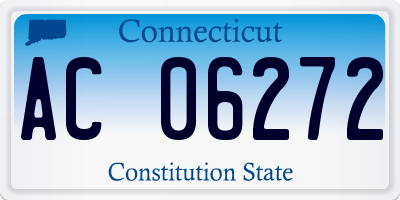 CT license plate AC06272