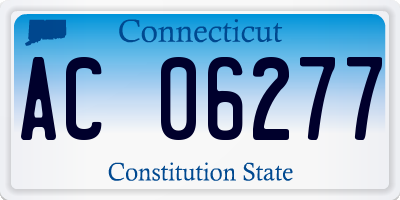 CT license plate AC06277