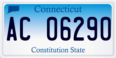 CT license plate AC06290