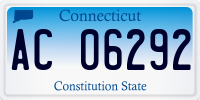 CT license plate AC06292