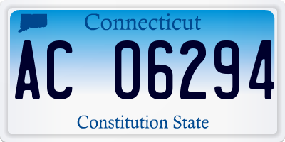 CT license plate AC06294