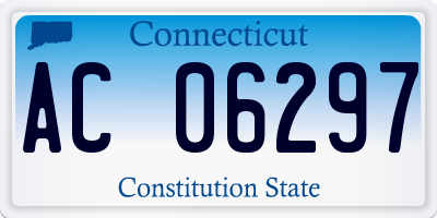 CT license plate AC06297