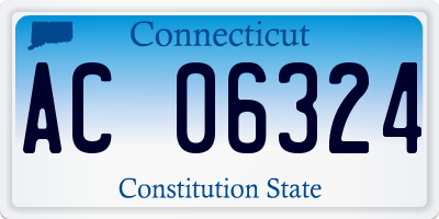 CT license plate AC06324