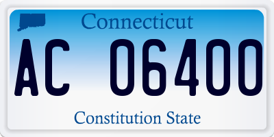 CT license plate AC06400