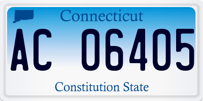 CT license plate AC06405