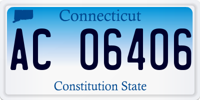 CT license plate AC06406