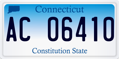 CT license plate AC06410