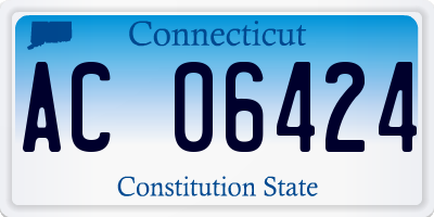 CT license plate AC06424