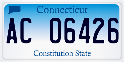 CT license plate AC06426