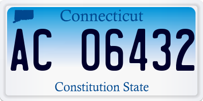 CT license plate AC06432