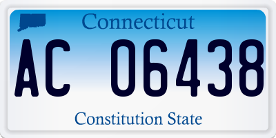 CT license plate AC06438