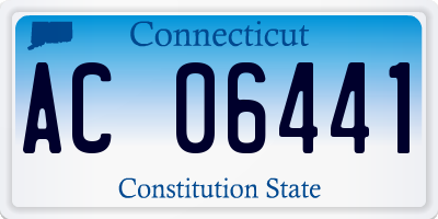 CT license plate AC06441