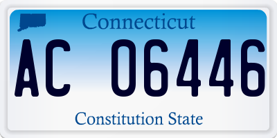 CT license plate AC06446