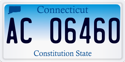 CT license plate AC06460