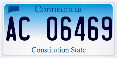 CT license plate AC06469