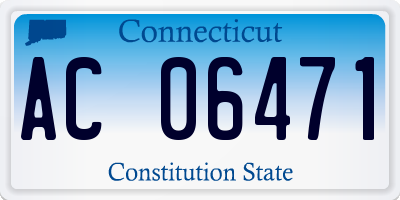 CT license plate AC06471