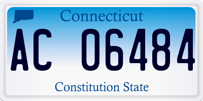 CT license plate AC06484