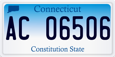 CT license plate AC06506