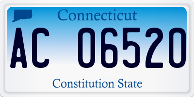 CT license plate AC06520