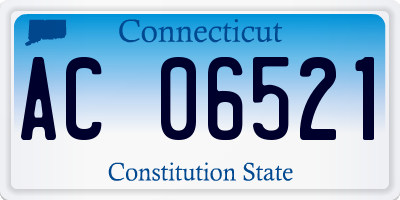 CT license plate AC06521