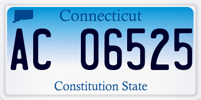 CT license plate AC06525