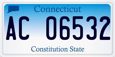 CT license plate AC06532