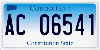 CT license plate AC06541