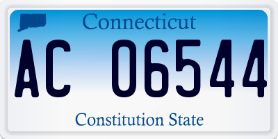 CT license plate AC06544