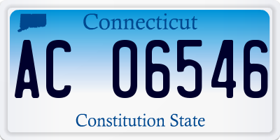 CT license plate AC06546