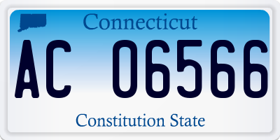 CT license plate AC06566