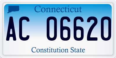 CT license plate AC06620