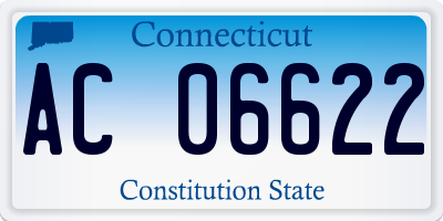 CT license plate AC06622