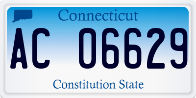 CT license plate AC06629