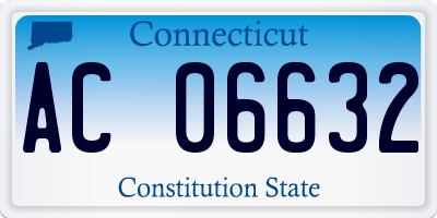 CT license plate AC06632