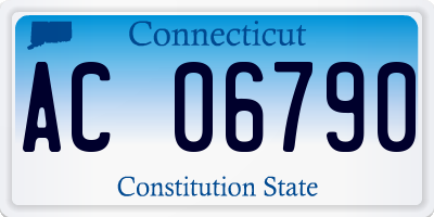 CT license plate AC06790