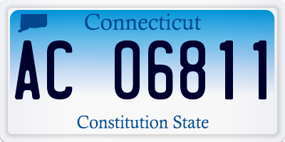 CT license plate AC06811